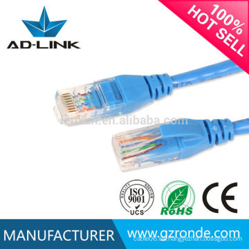 Cable de remiendo utp / ftp / sftp cat5e rj45 con certificación CE &amp; RoHS